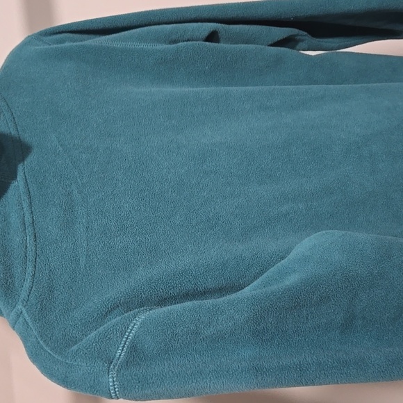 Vntg Sz M-L (1) FOX Womens Zip Up Fleece Winter Cold Weather Hooded Sweatshirt - Picture 7 of 10